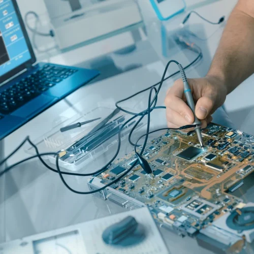 Electronics repair background